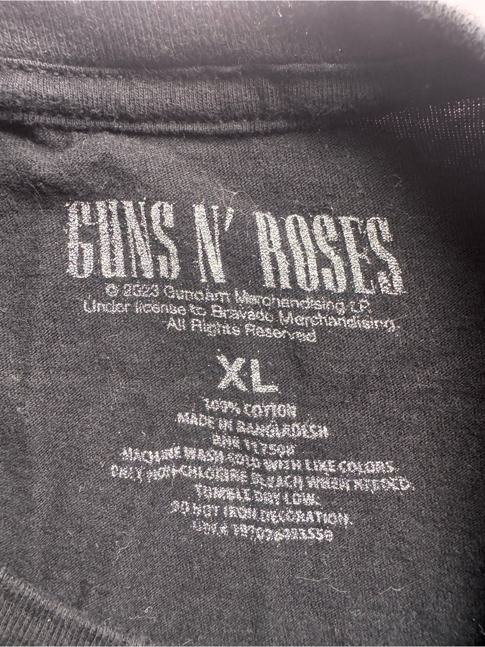Guns N' Roses Black Graphic Short Sleeve Tee - Picture 2 of 3